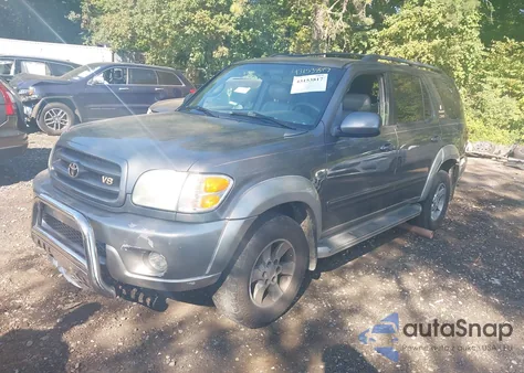 2004 Toyota Sequoia Sr5 V8 z USA, uszkodzony, nr VIN 5TDBT44A94S217785
